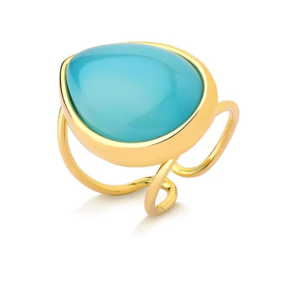Classic Red Agate Adjustable Ring